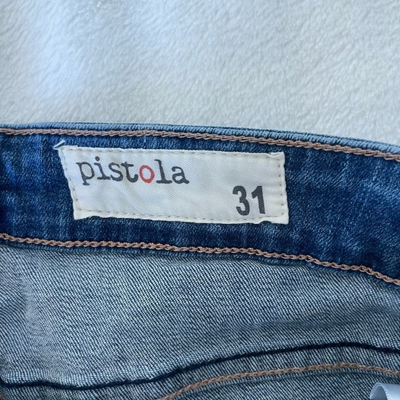 Pistola Distressed Blue Skinny Jeans - Picture 6 of 9